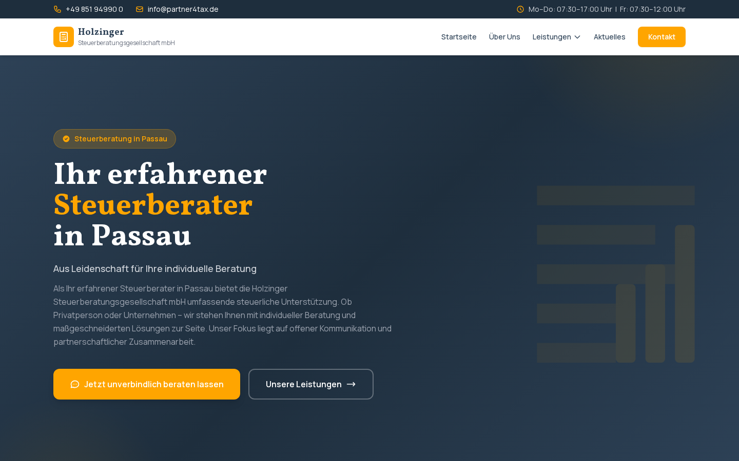 Desktop-Vorschau Ihrer neuen Website
