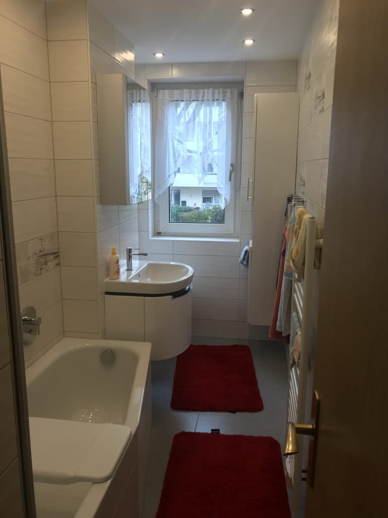 Barrierefreies Badezimmer, professionell saniert in Mühlheim.
