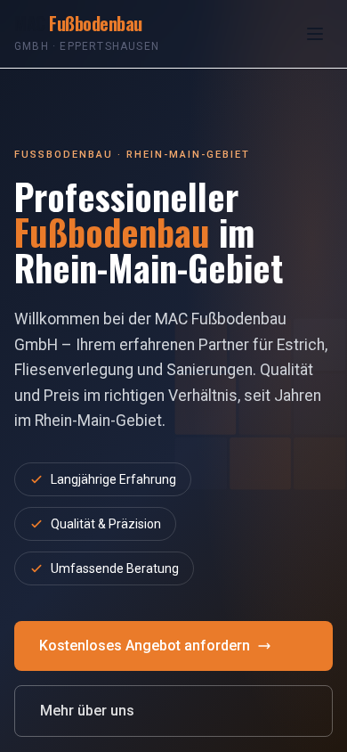 Mobile-Vorschau Ihrer neuen Website