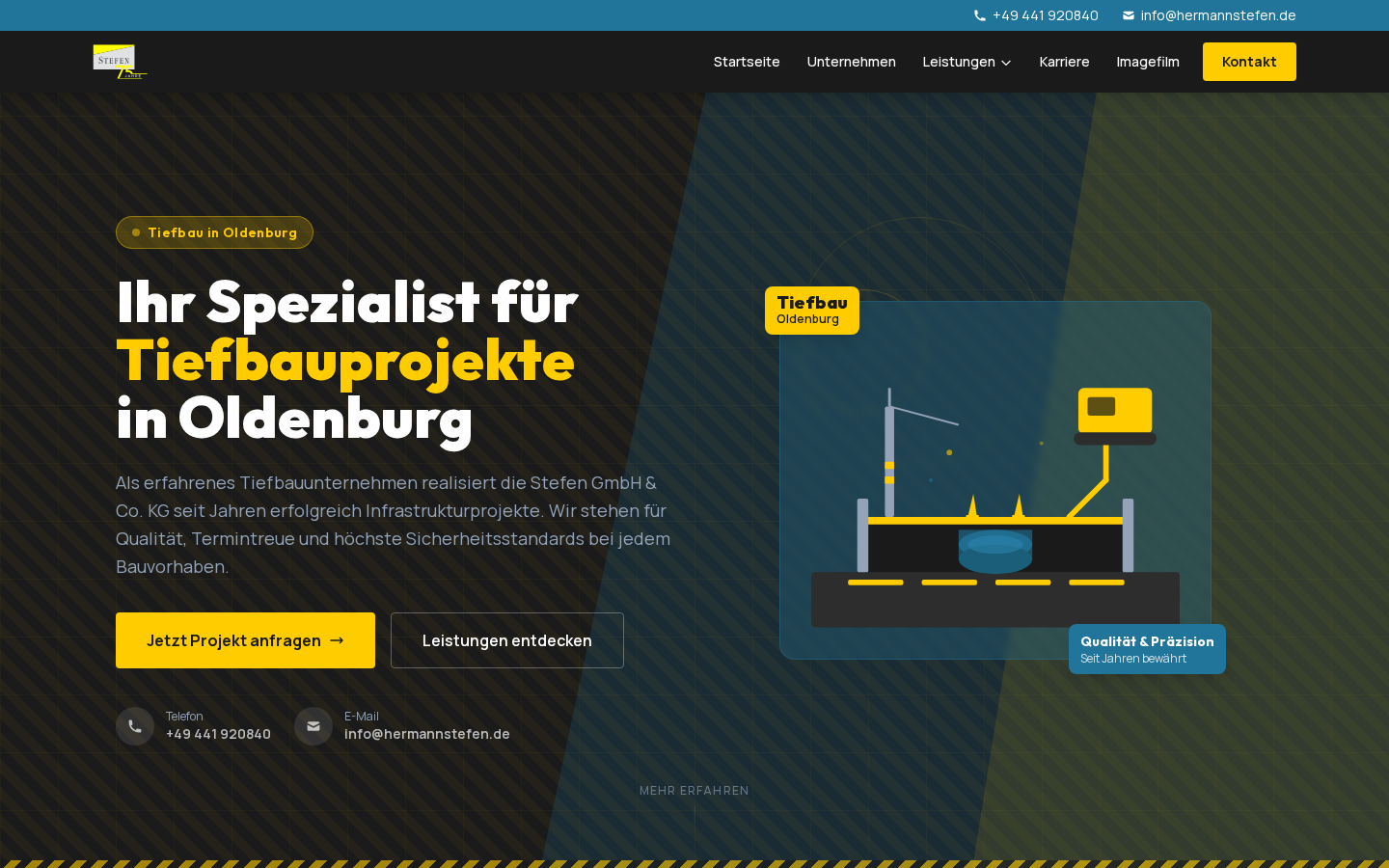 Desktop-Vorschau Ihrer neuen Website